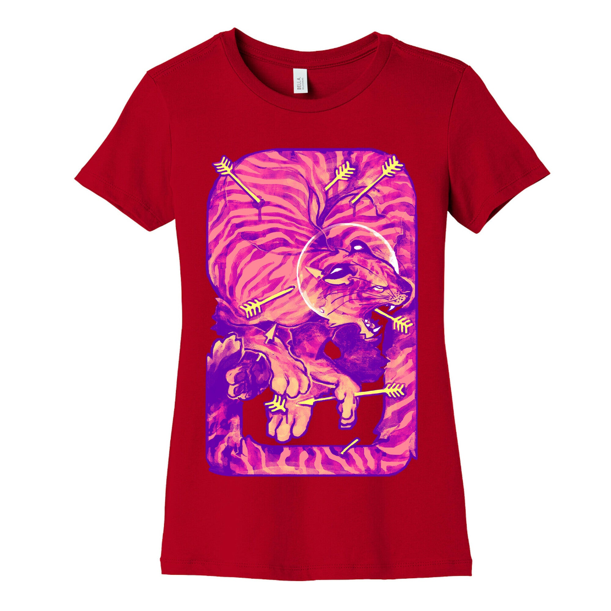 Saint Sebastian Tiger Women's Cotton Tee