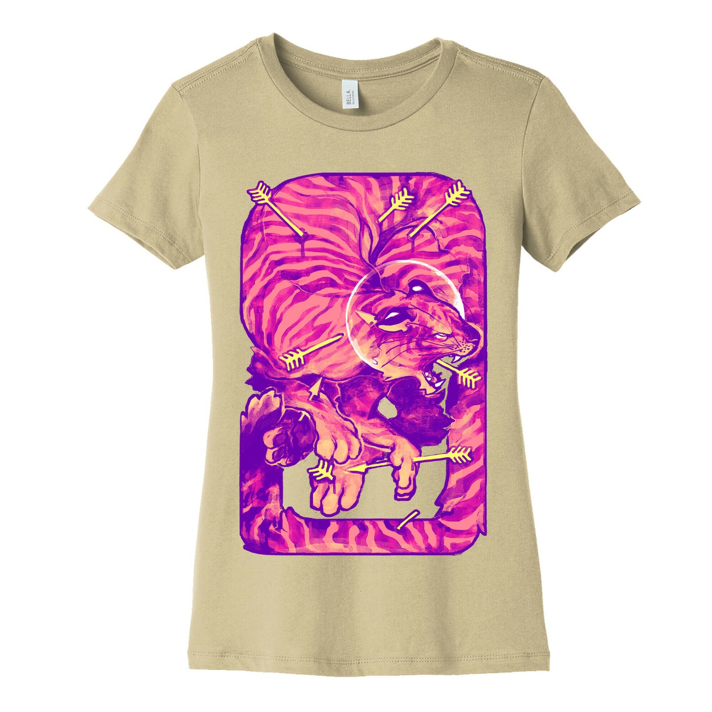 Saint Sebastian Tiger Women's Cotton Tee