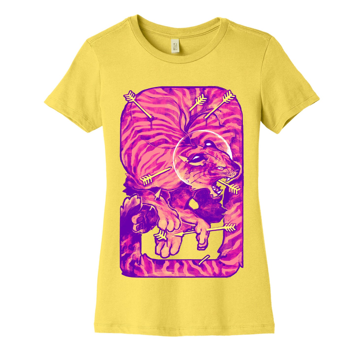 Saint Sebastian Tiger Women's Cotton Tee