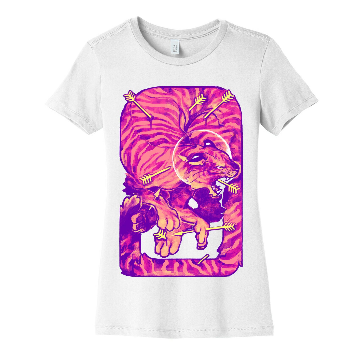 Saint Sebastian Tiger Women's Cotton Tee