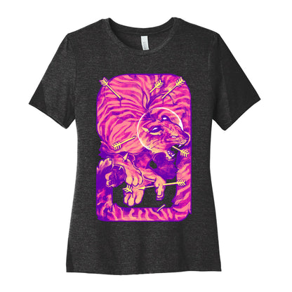 Saint Sebastian Tiger Women's Cotton Tee