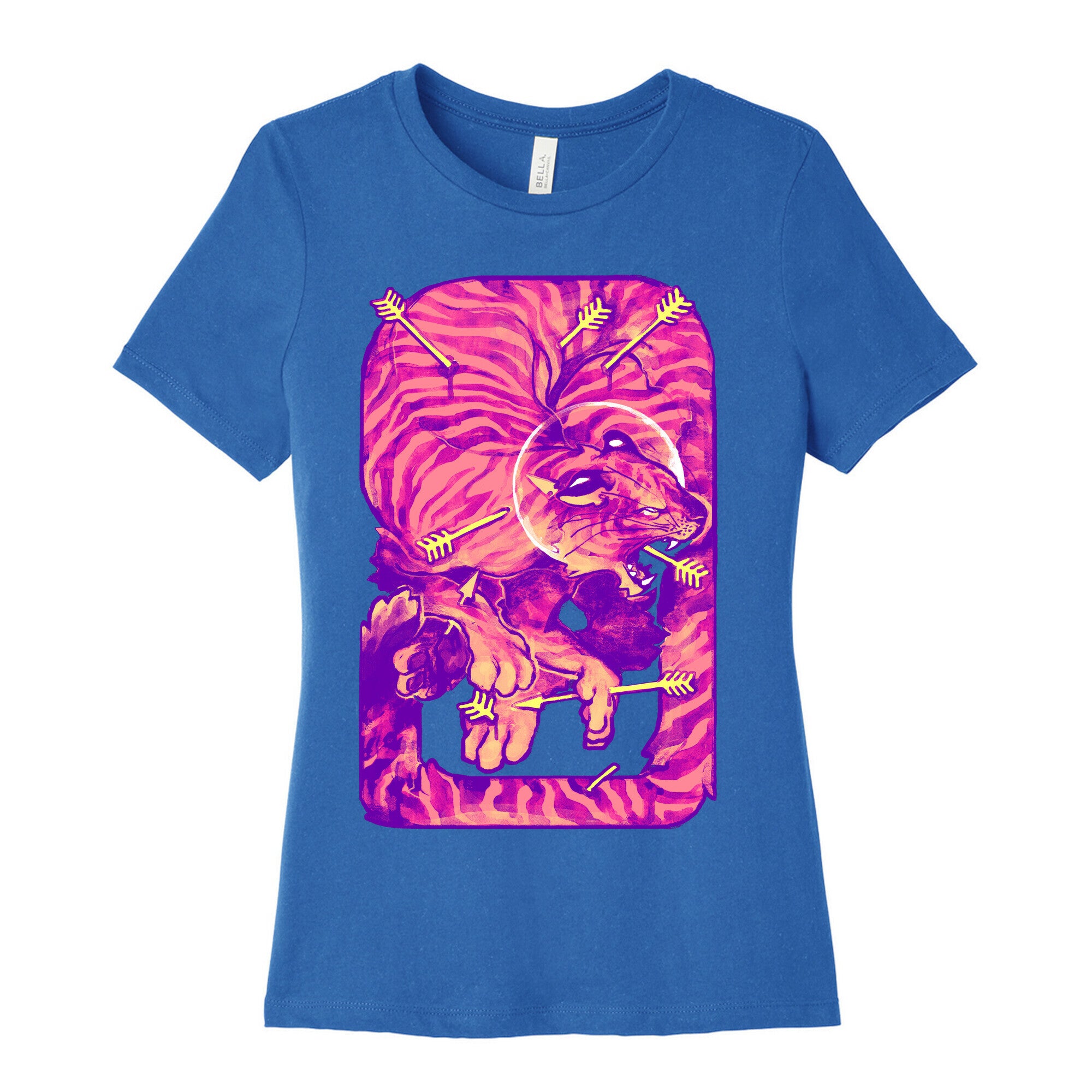Saint Sebastian Tiger Women's Cotton Tee