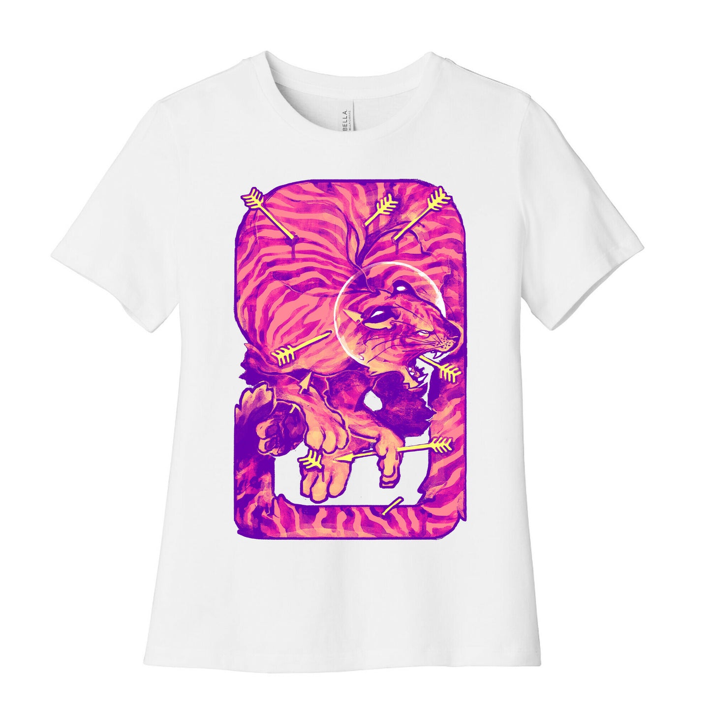 Saint Sebastian Tiger Women's Cotton Tee