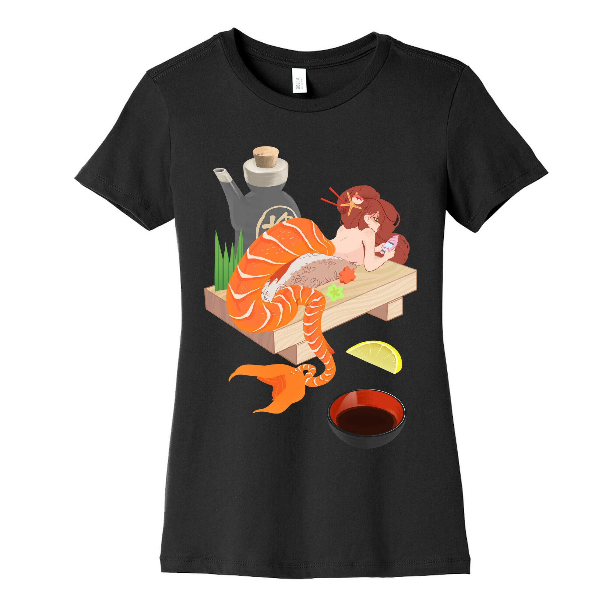 Mermaid Sushi Women's Cotton Tee
