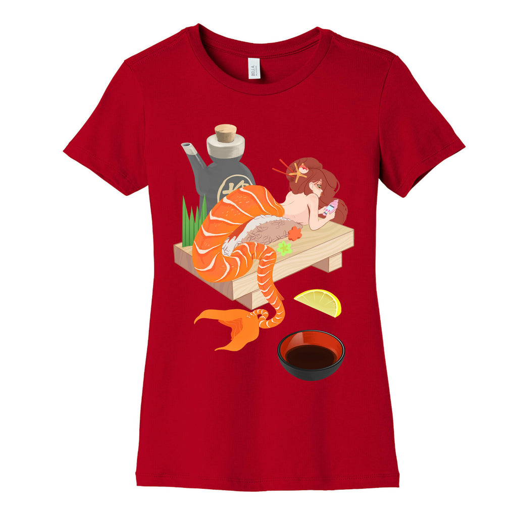 Mermaid Sushi Women's Cotton Tee