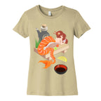 Mermaid Sushi Women's Cotton Tee