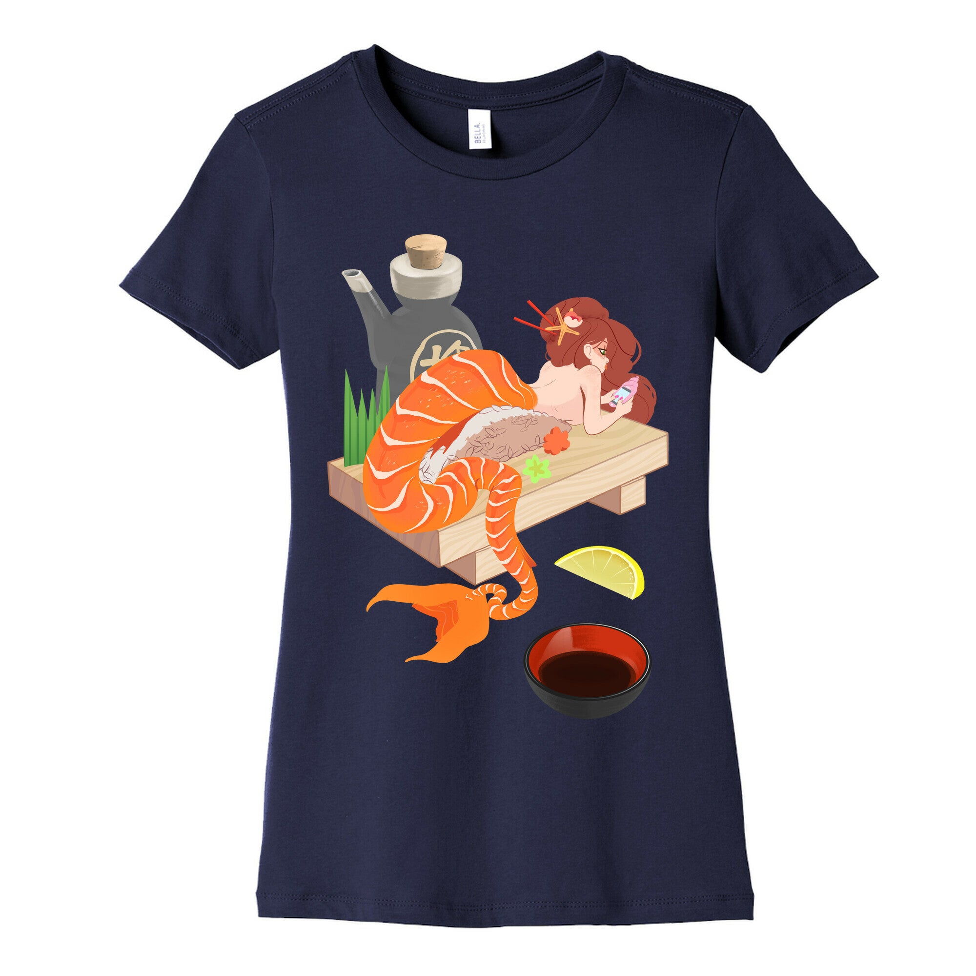 Mermaid Sushi Women's Cotton Tee