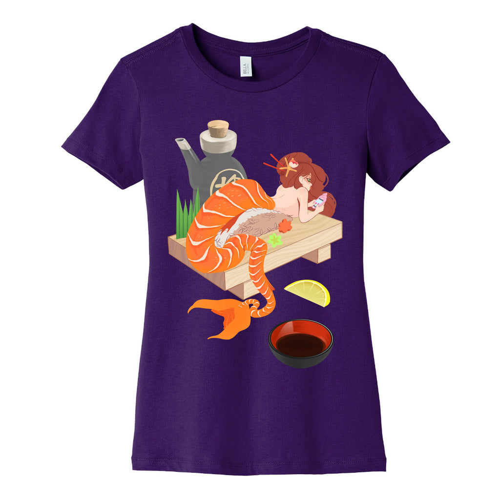 Mermaid Sushi Women's Cotton Tee