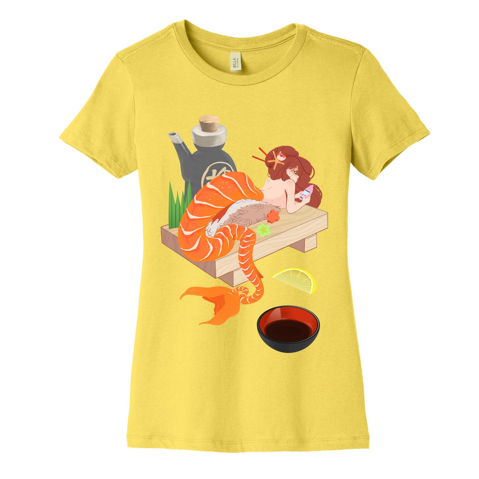 Mermaid Sushi Women's Cotton Tee
