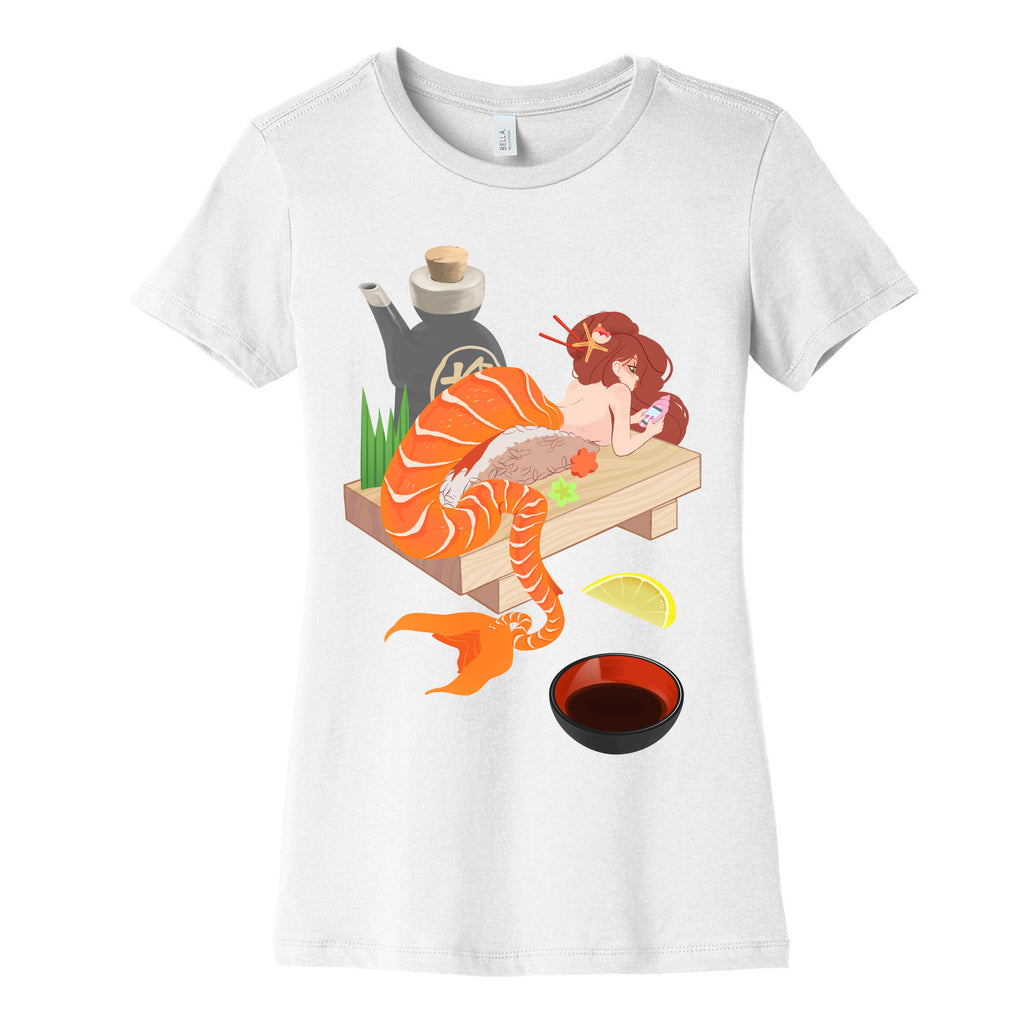 Mermaid Sushi Women's Cotton Tee