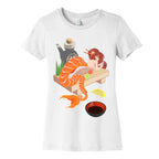 Mermaid Sushi Women's Cotton Tee