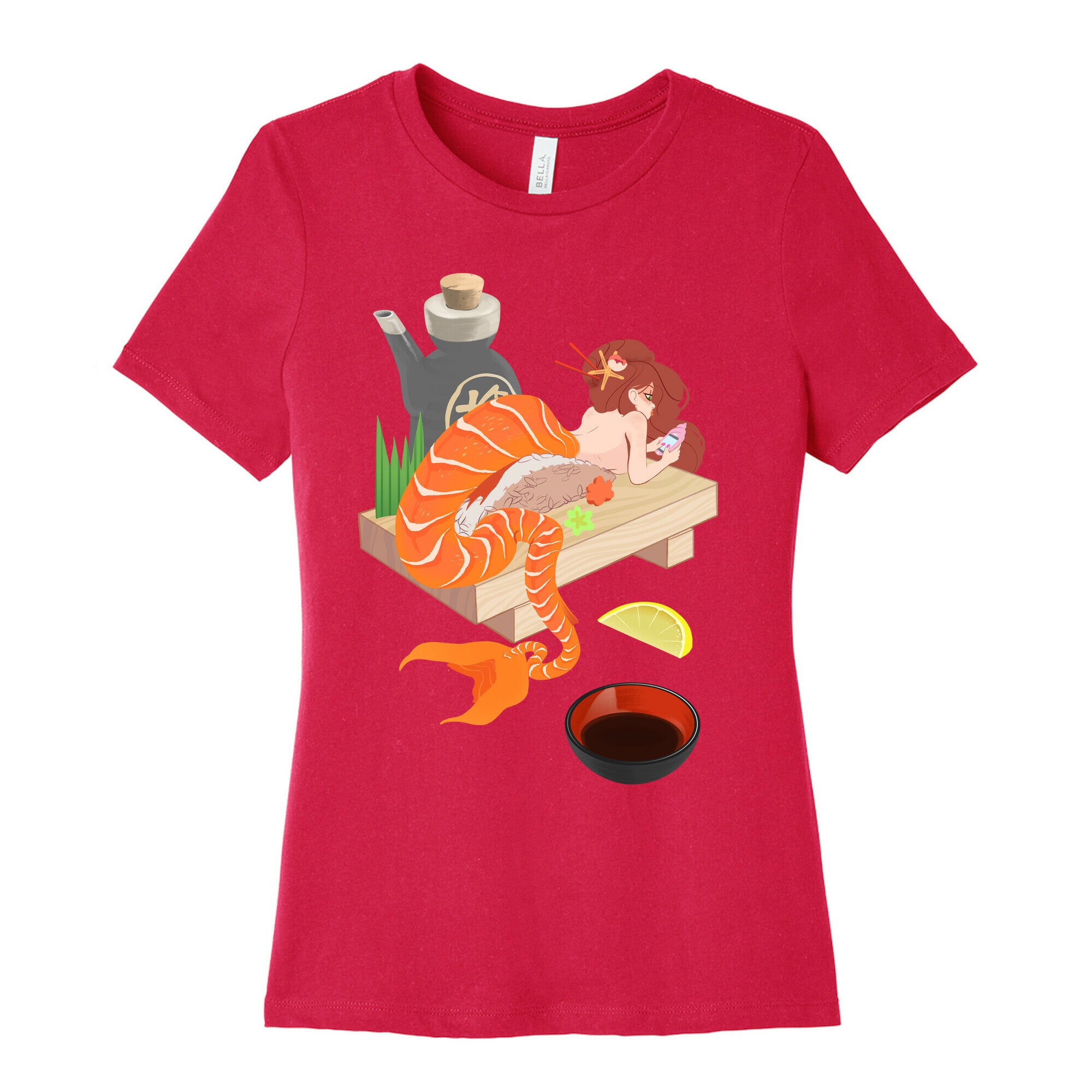 Mermaid Sushi Women's Cotton Tee