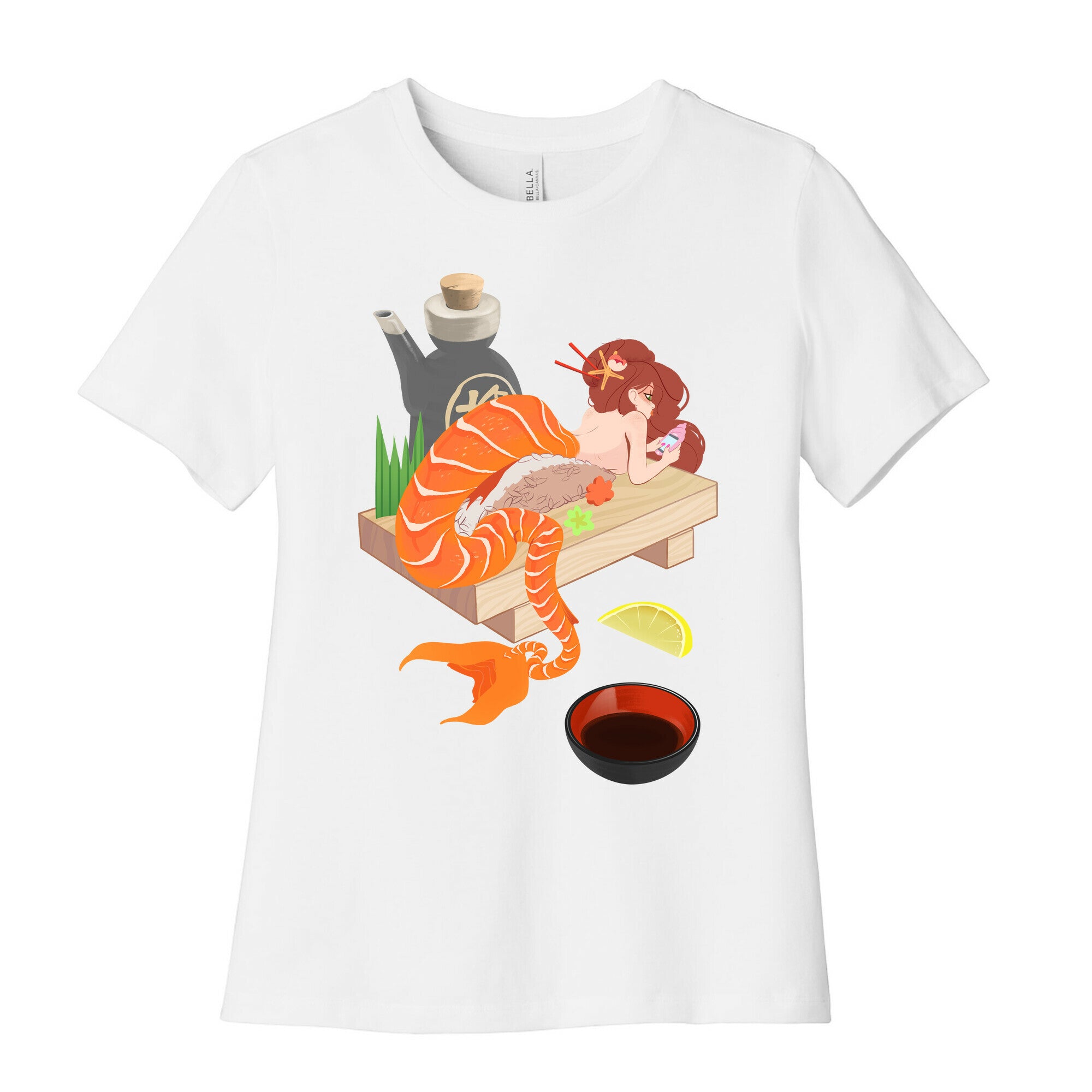 Mermaid Sushi Women's Cotton Tee
