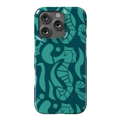 Bubbly Seahorse Phone Case