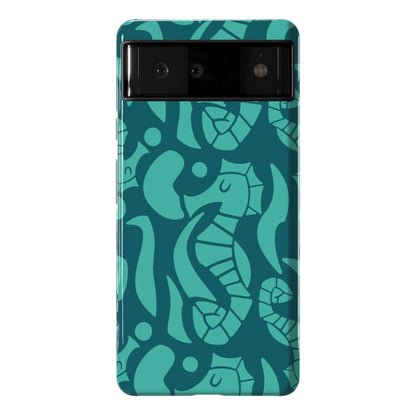 Bubbly Seahorse Phone Case