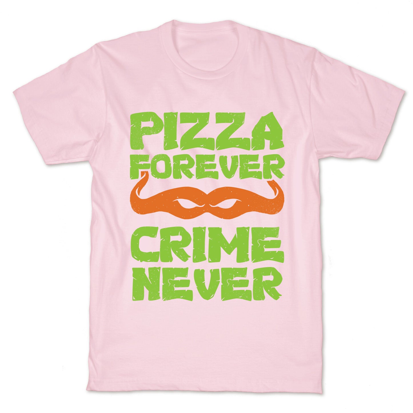 Pizza Forever Crime Never (Purple) T-Shirt