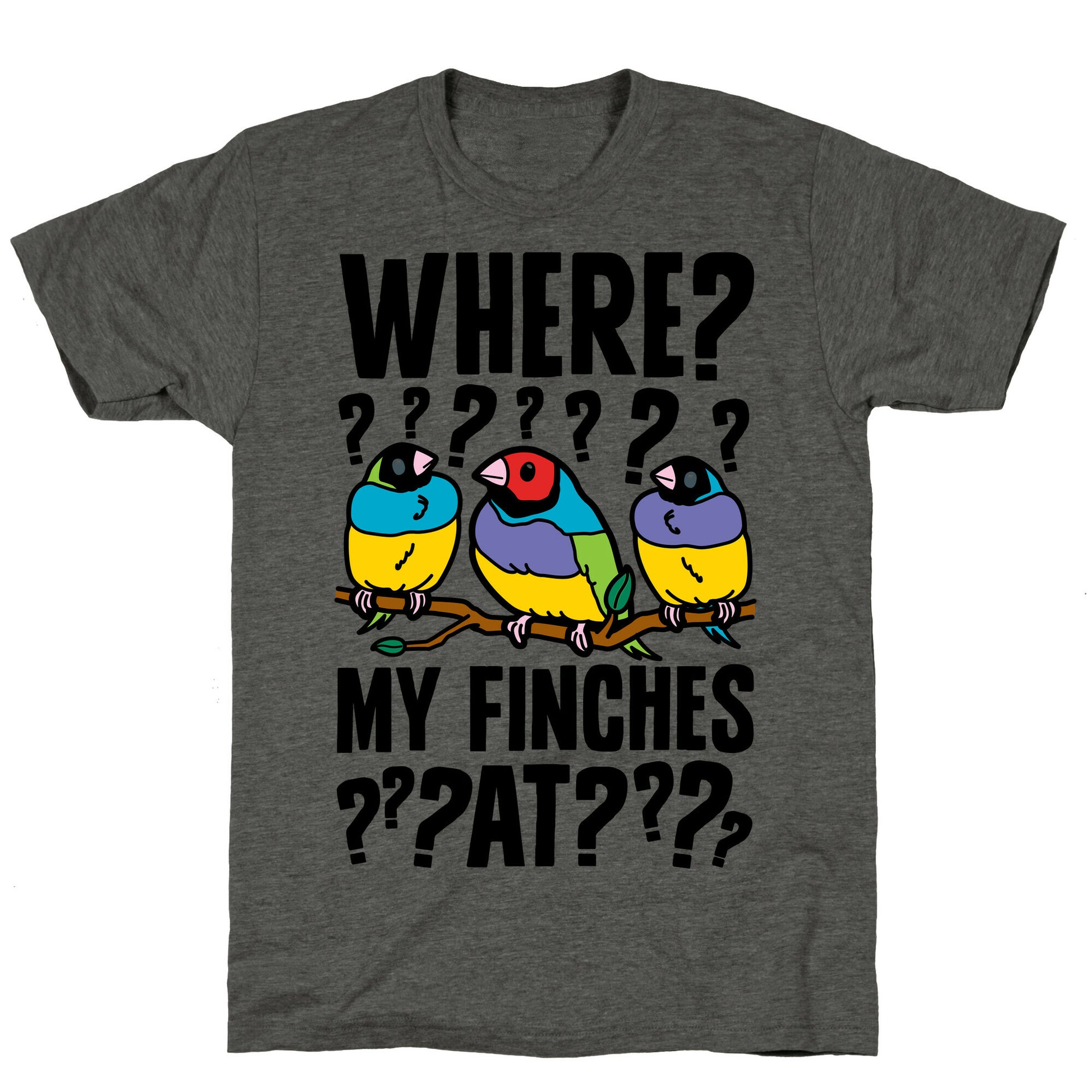 Where My Finches At? Unisex Triblend Tee