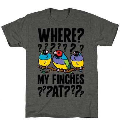 Where My Finches At? Unisex Triblend Tee