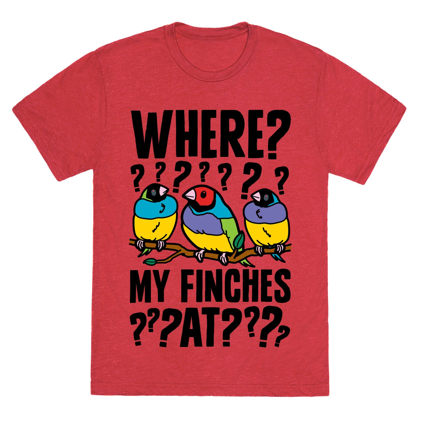 Where My Finches At? Unisex Triblend Tee