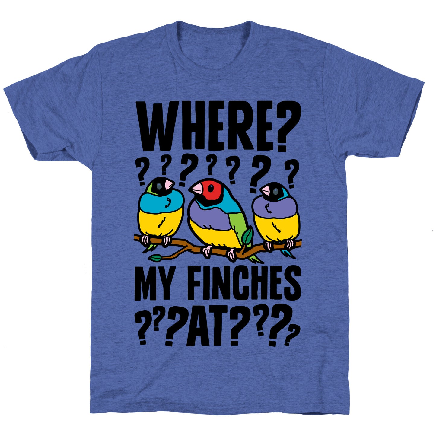 Where My Finches At? Unisex Triblend Tee