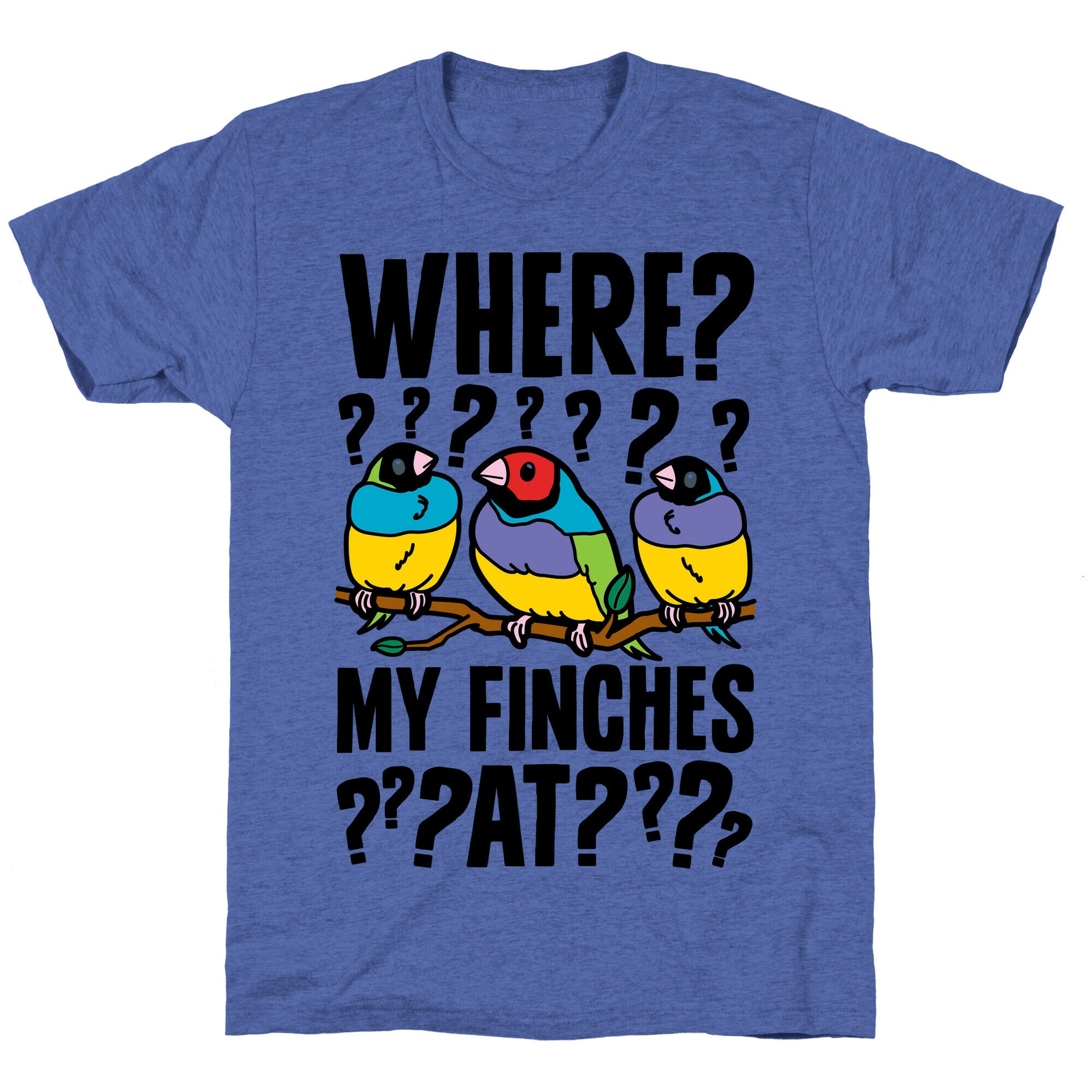 Where My Finches At? Unisex Triblend Tee