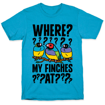 Where My Finches At? Unisex Triblend Tee