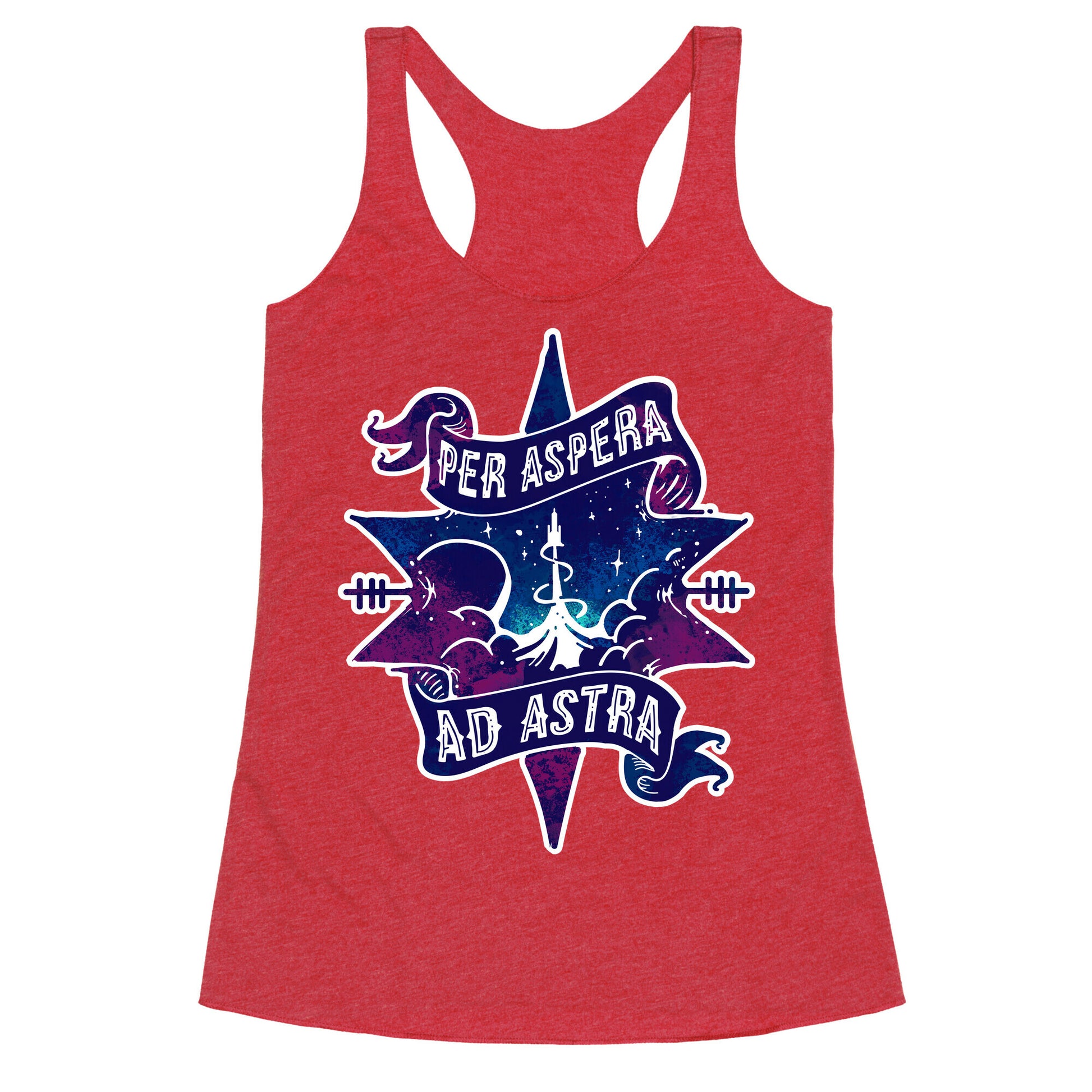 Per Aspera Ad Astra Racerback Tank