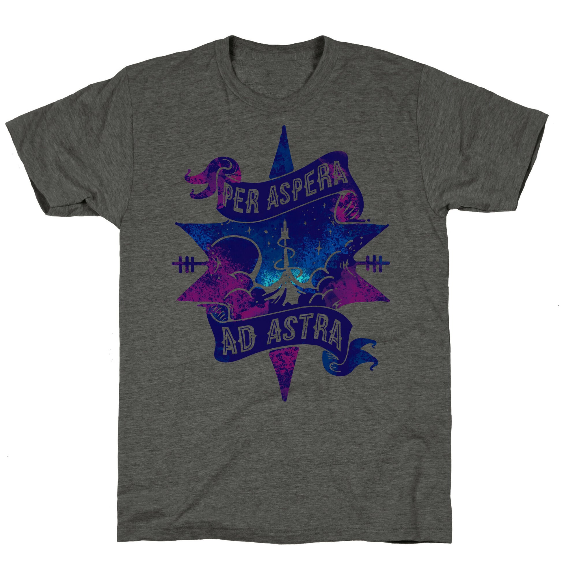 Per Aspera Ad Astra Unisex Triblend Tee