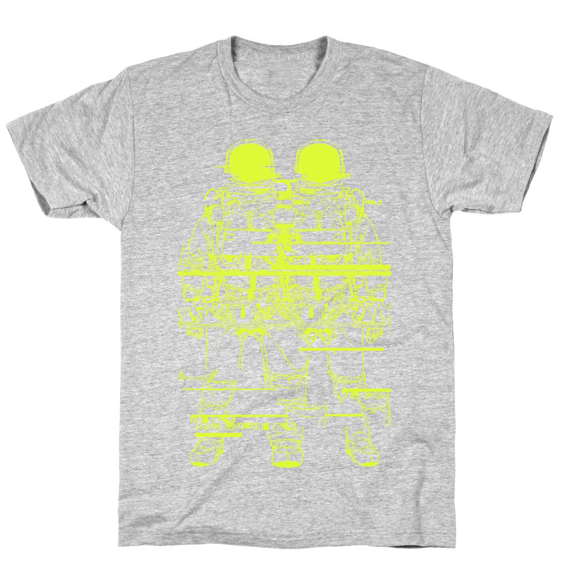 Twin Astronaut Glitch T-Shirt