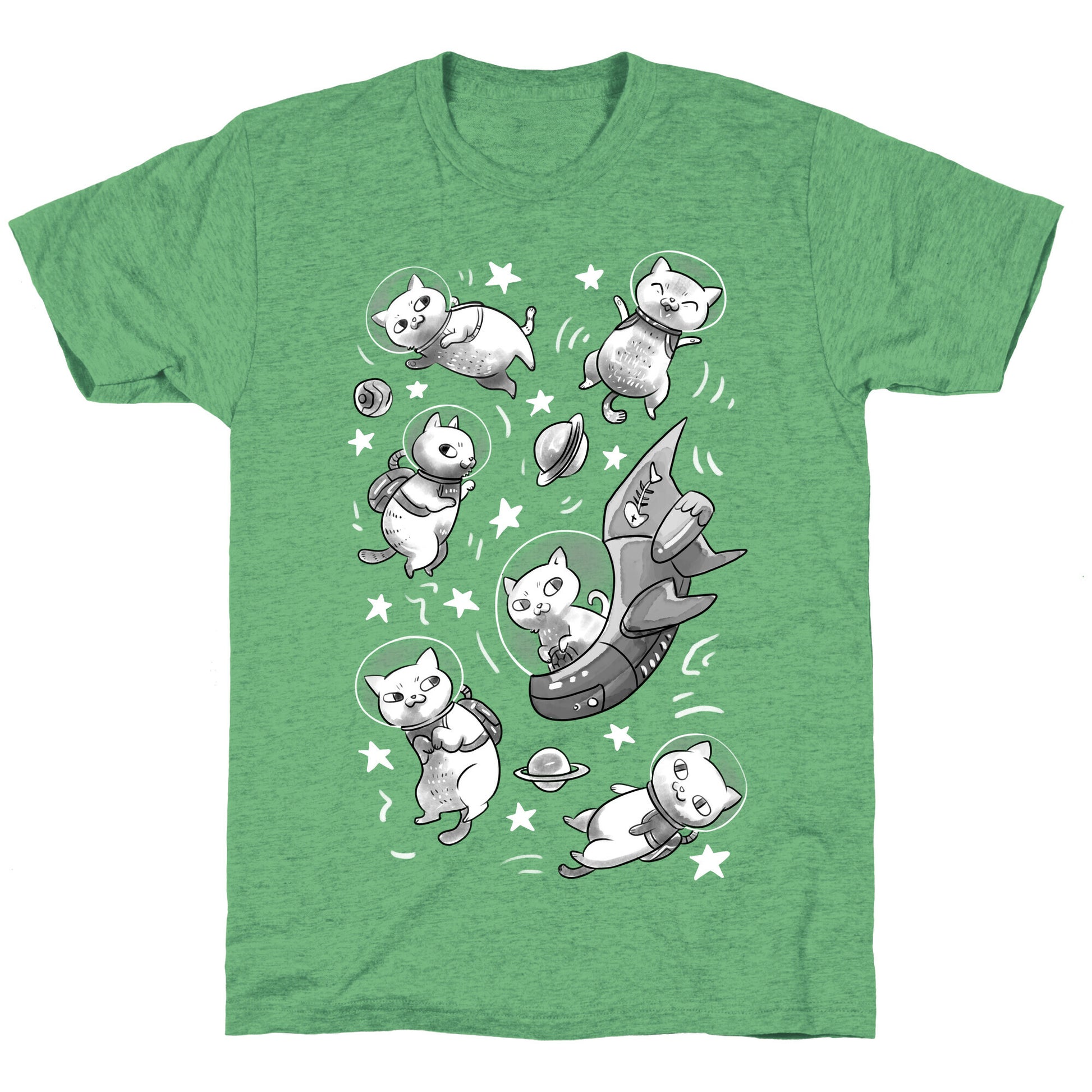Cats In Space Unisex Triblend Tee