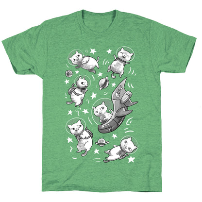 Cats In Space Unisex Triblend Tee