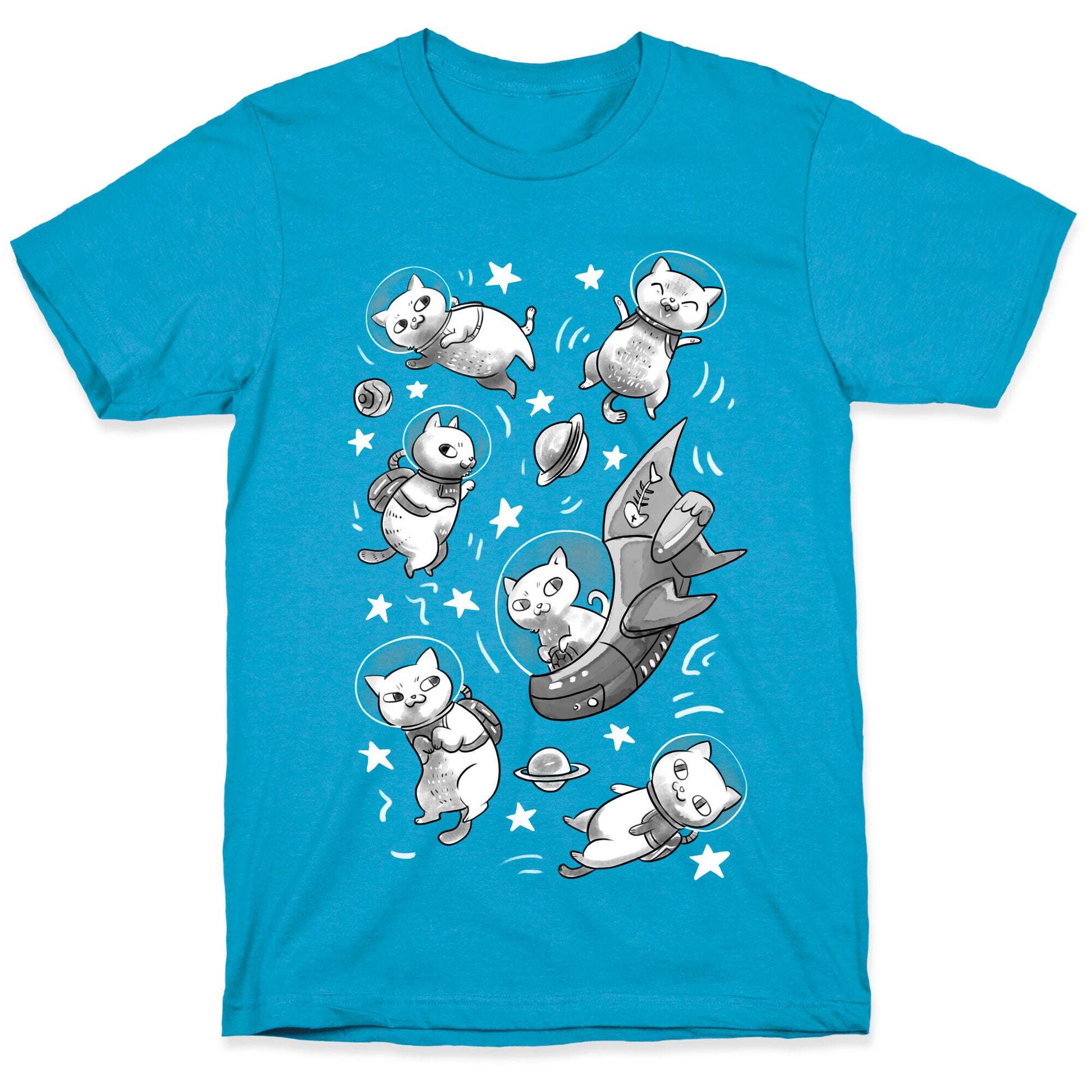 Cats In Space Unisex Triblend Tee
