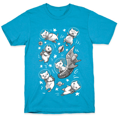 Cats In Space Unisex Triblend Tee