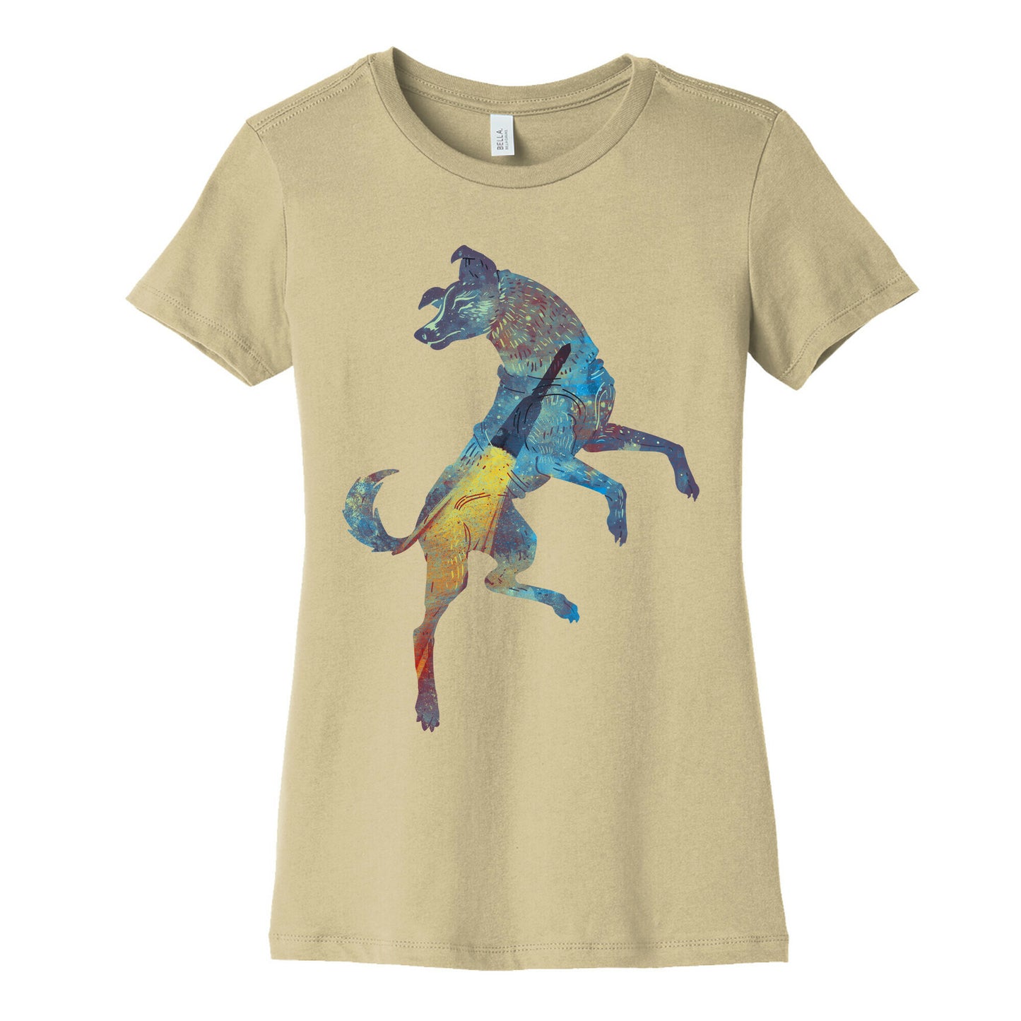 Astronaut Dog Laika Women's Cotton Tee