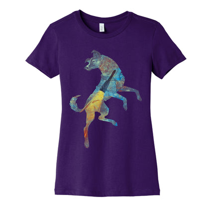 Astronaut Dog Laika Women's Cotton Tee