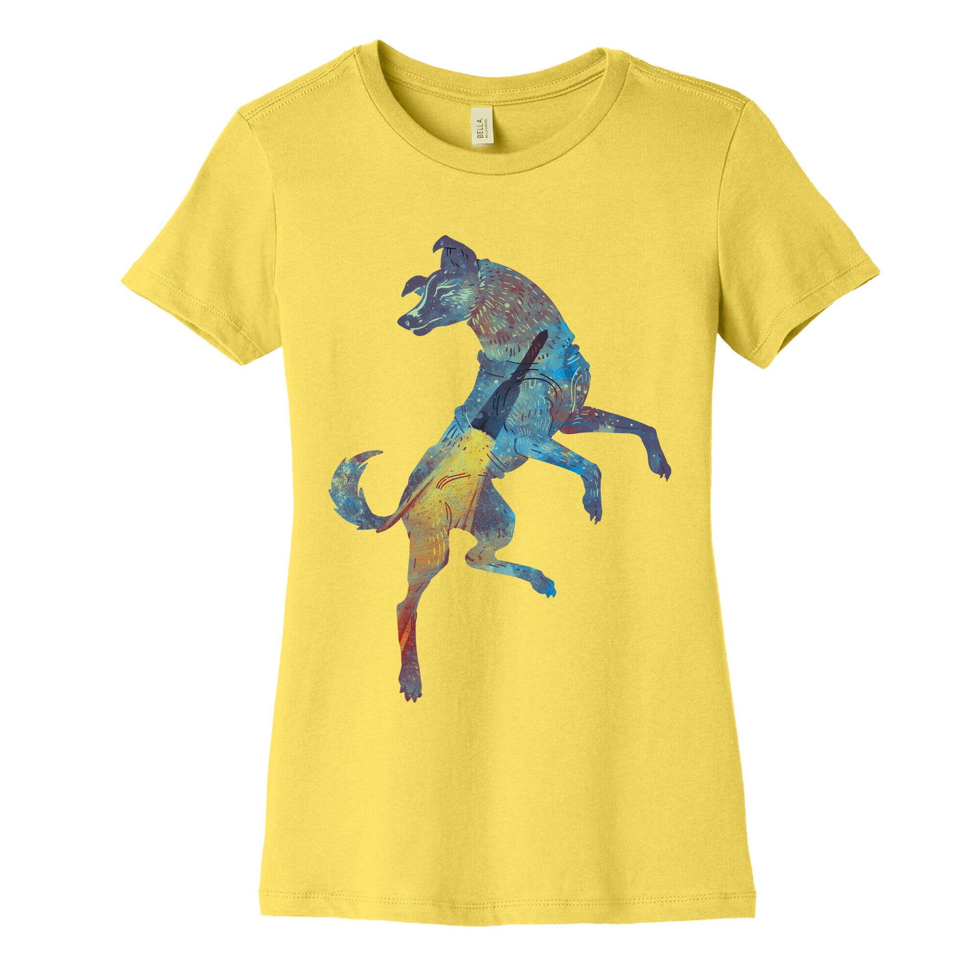 Astronaut Dog Laika Women's Cotton Tee