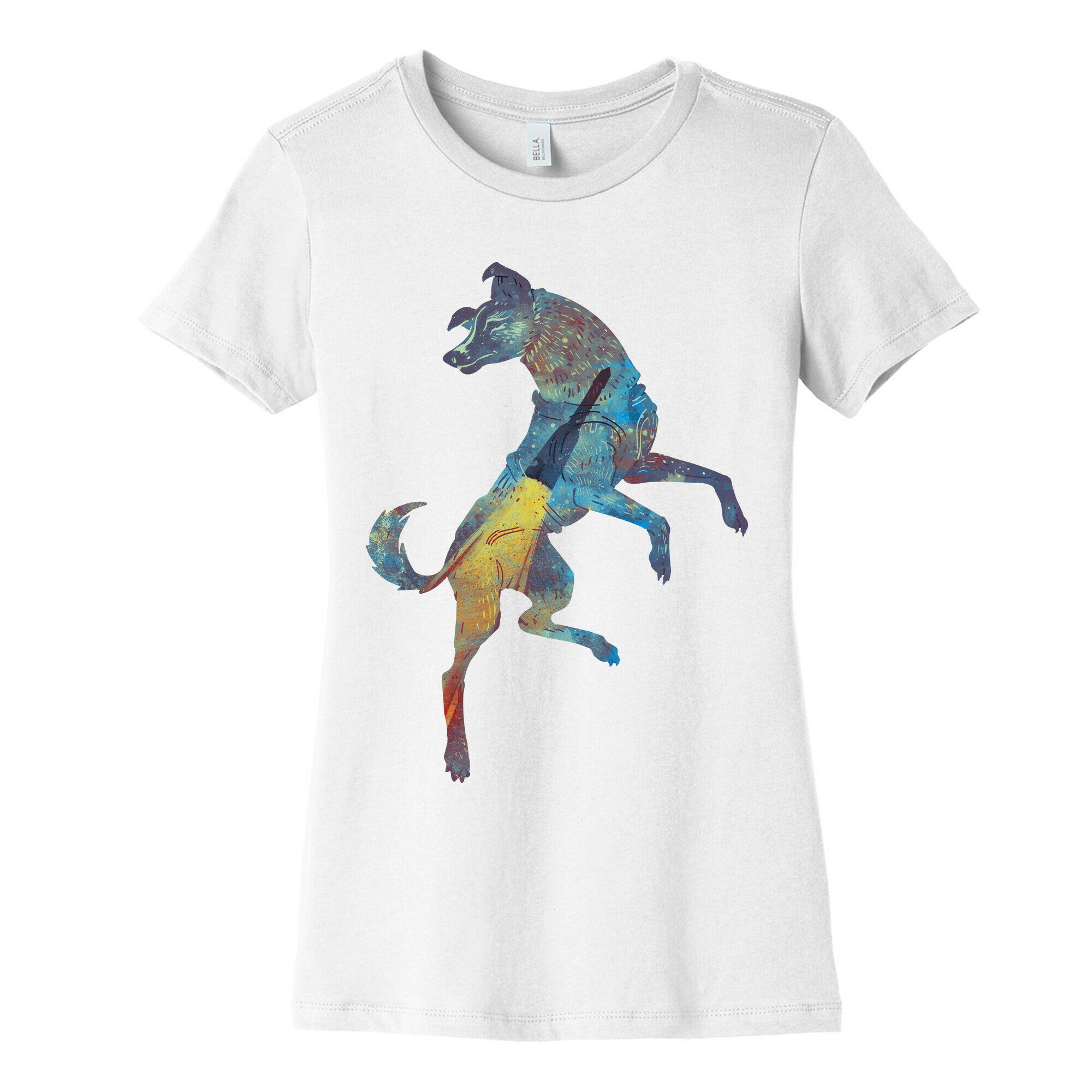 Astronaut Dog Laika Women's Cotton Tee