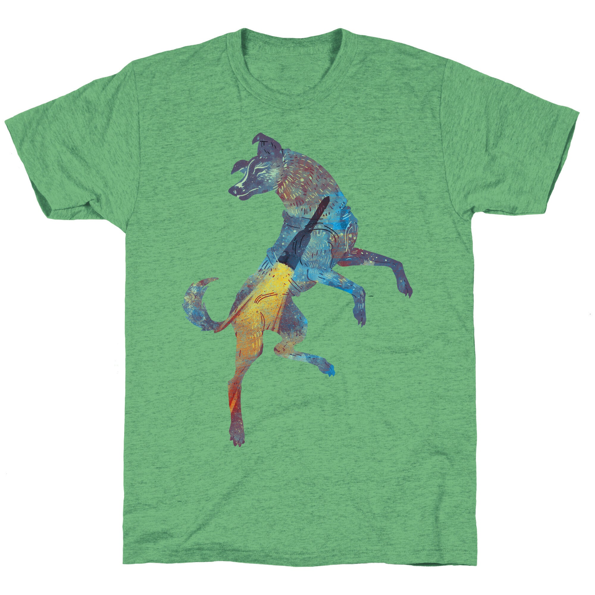 Astronaut Dog Laika Unisex Triblend Tee
