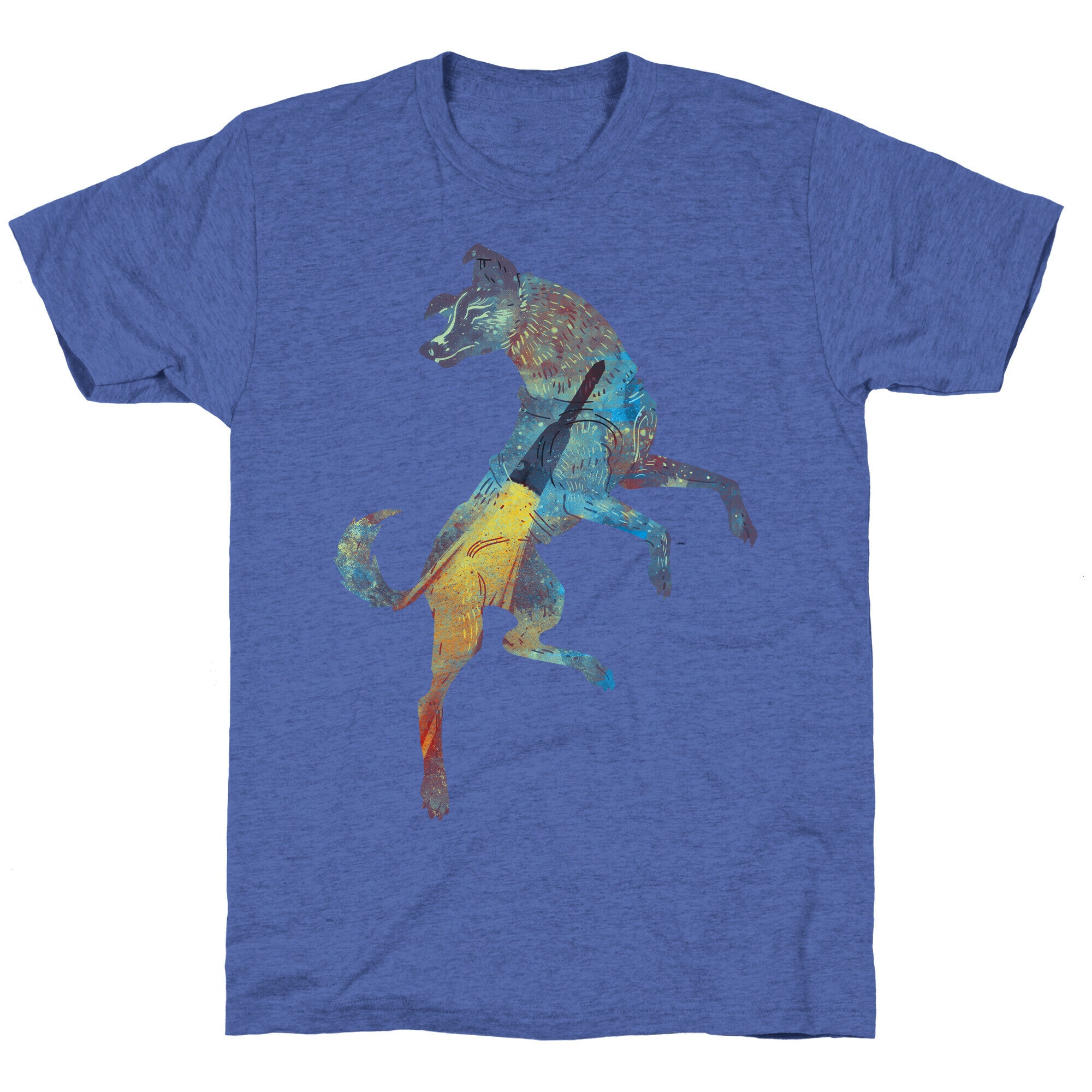 Astronaut Dog Laika Unisex Triblend Tee