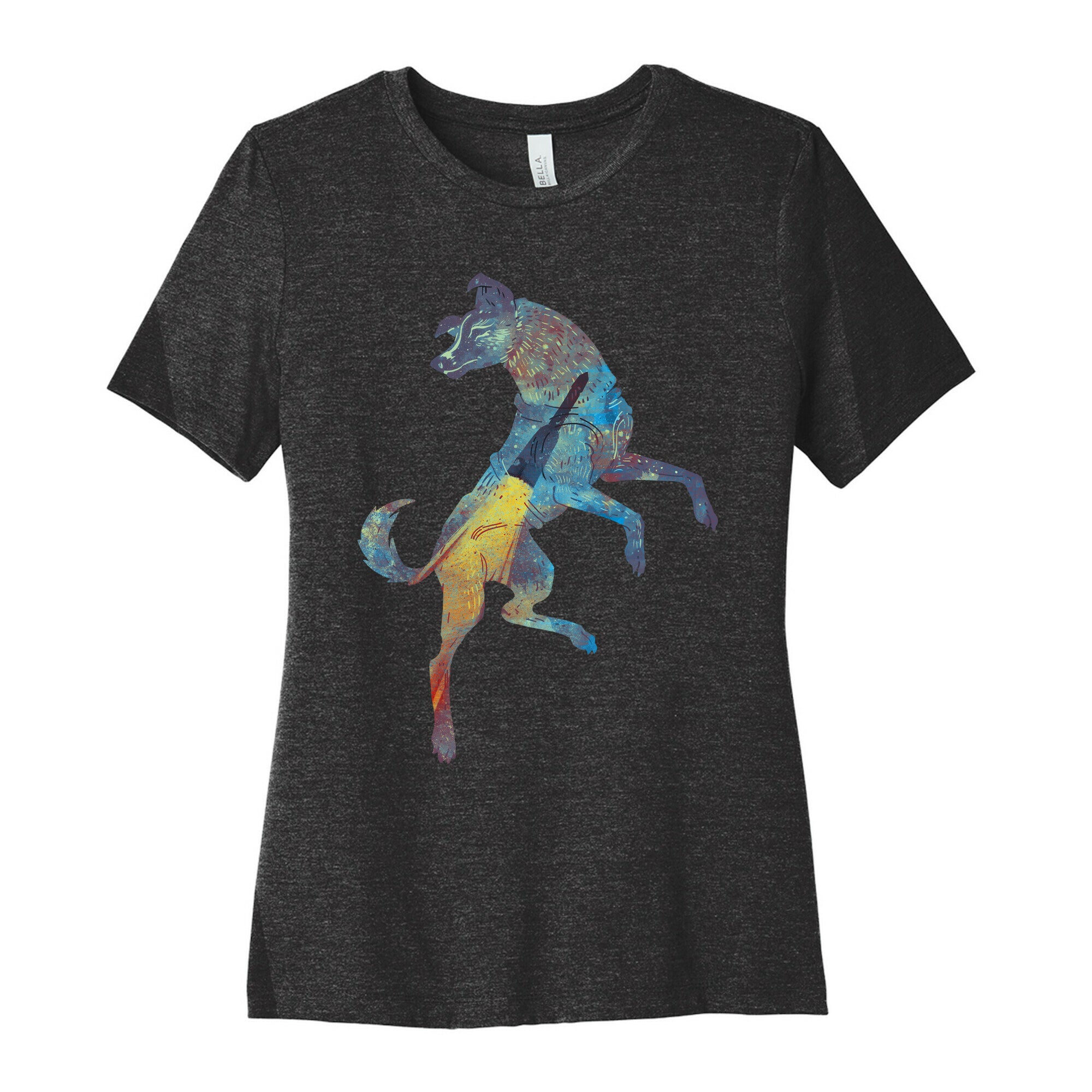 Astronaut Dog Laika Women's Cotton Tee