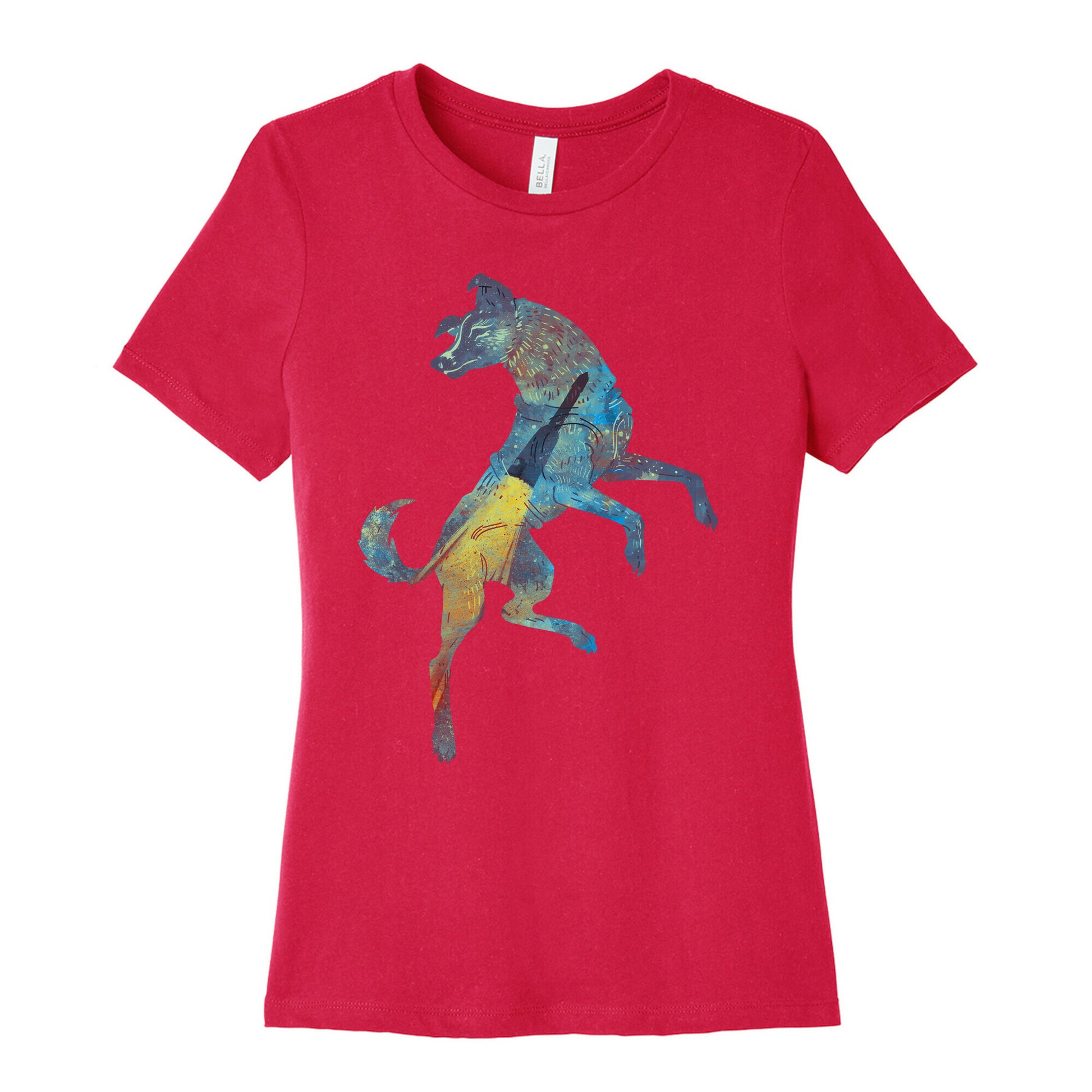 Astronaut Dog Laika Women's Cotton Tee