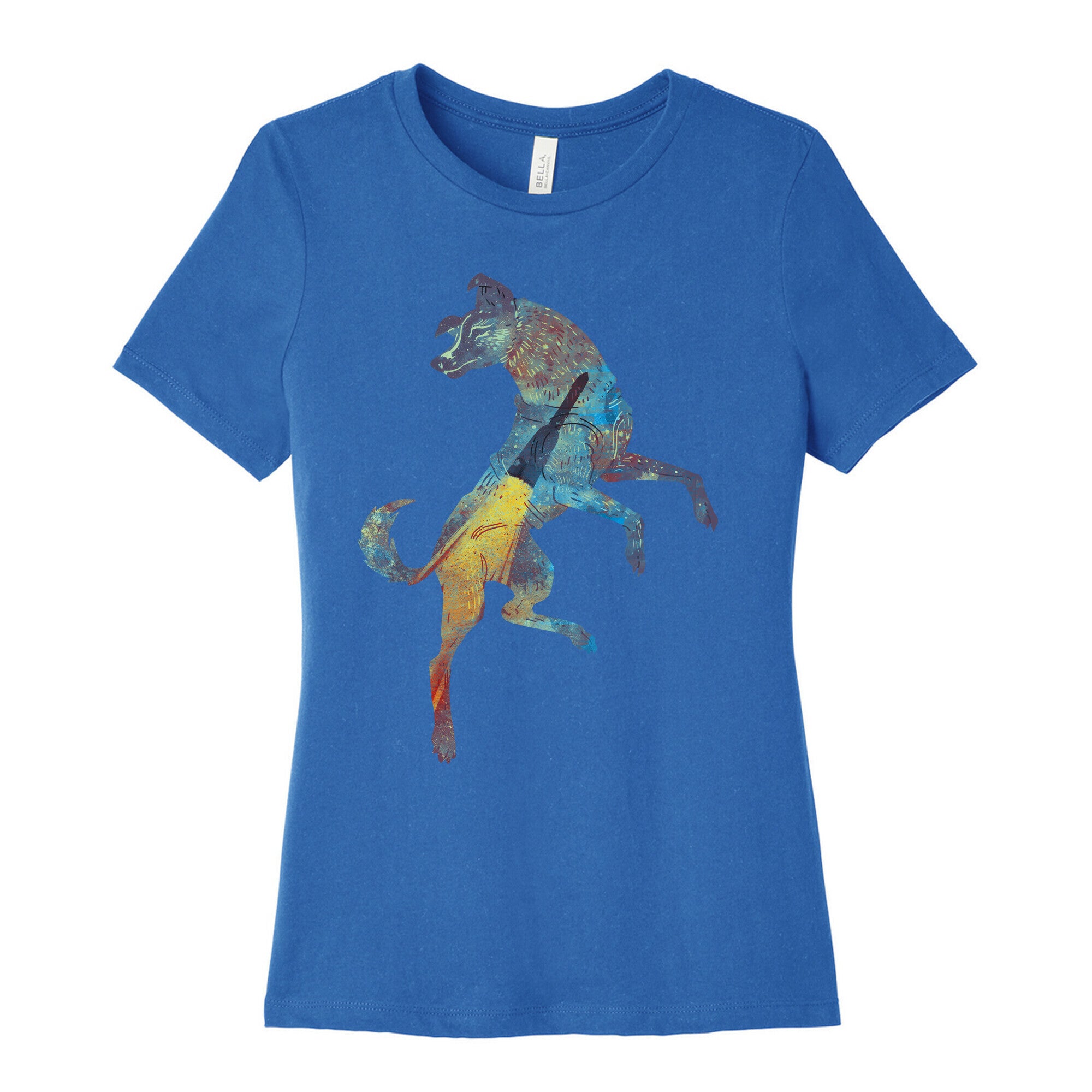 Astronaut Dog Laika Women's Cotton Tee