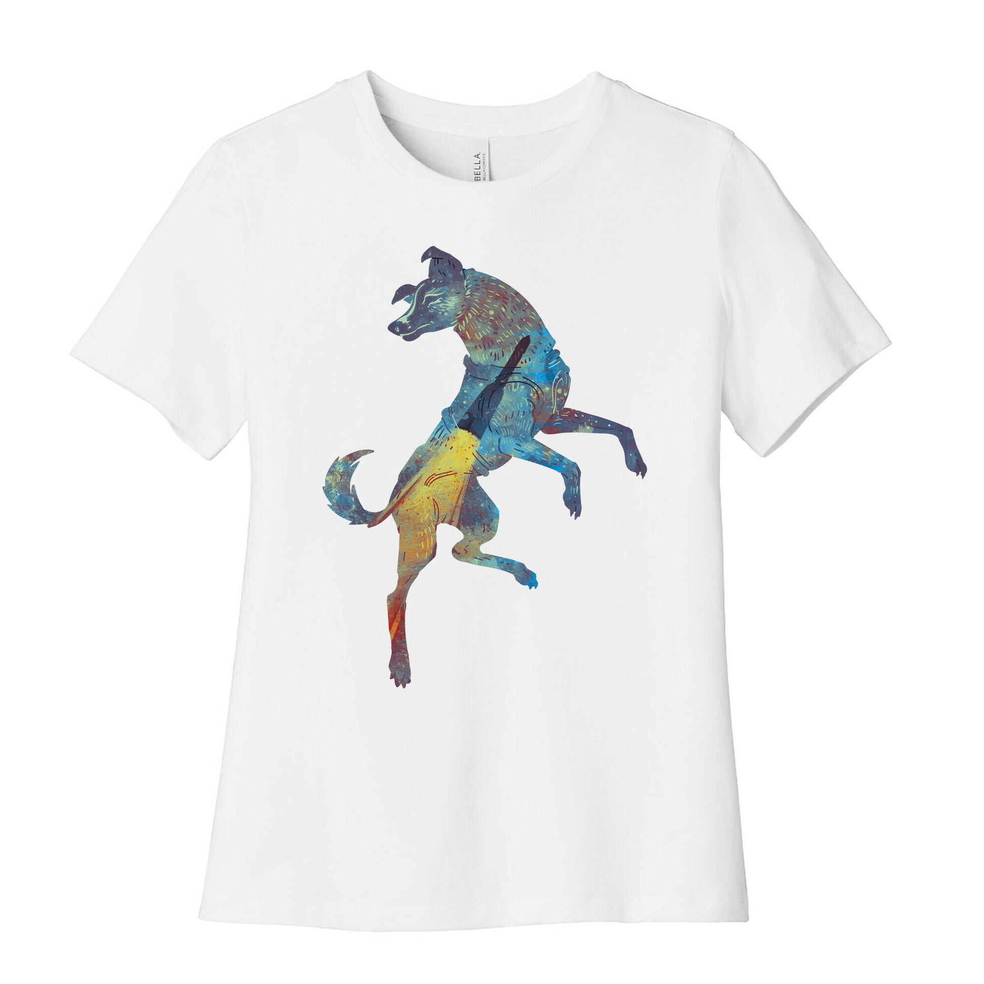 Astronaut Dog Laika Women's Cotton Tee