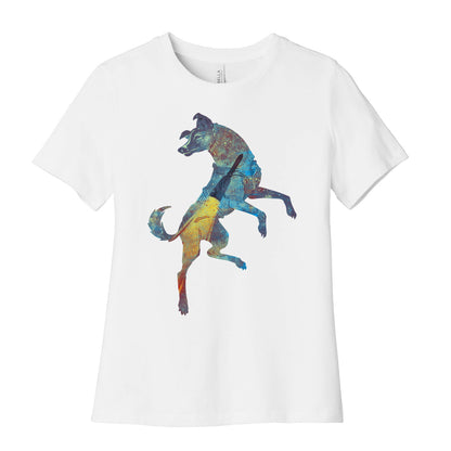 Astronaut Dog Laika Women's Cotton Tee