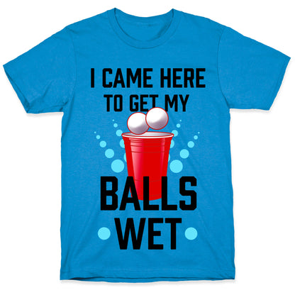 I Came Here to Get My Balls Wet T-Shirt