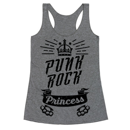 Punk Rock Princess Racerback Tank