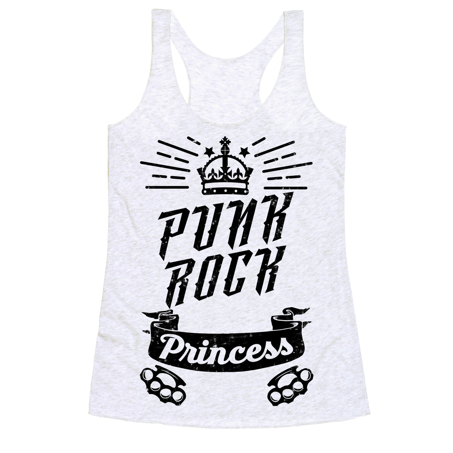 Punk Rock Princess Racerback Tank