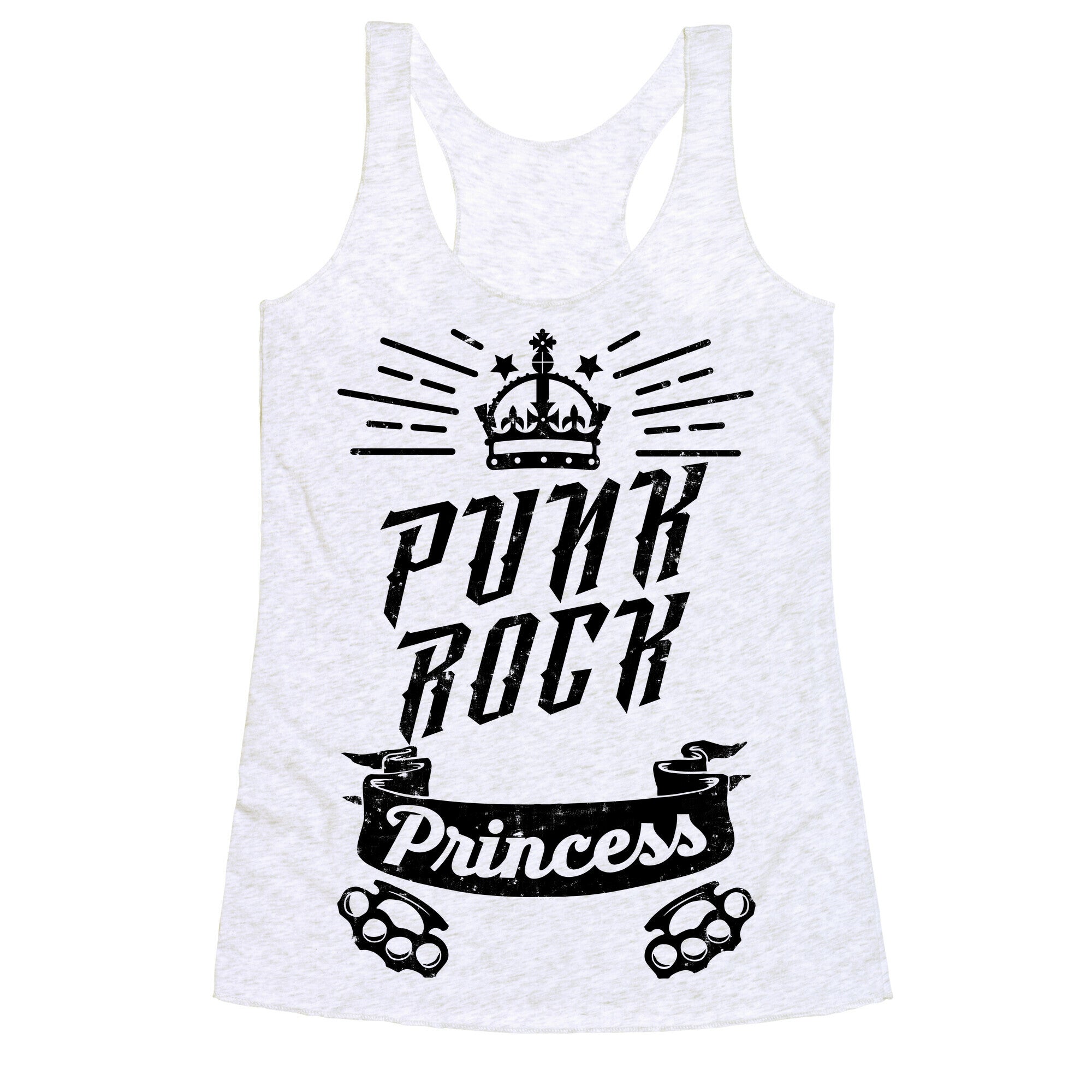 Punk Rock Princess Racerback Tank