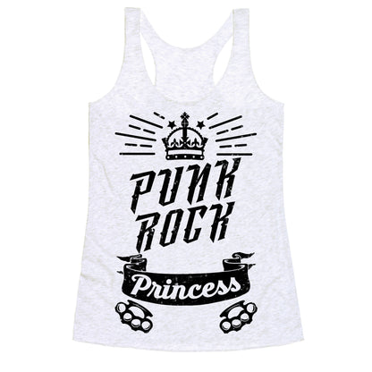 Punk Rock Princess Racerback Tank