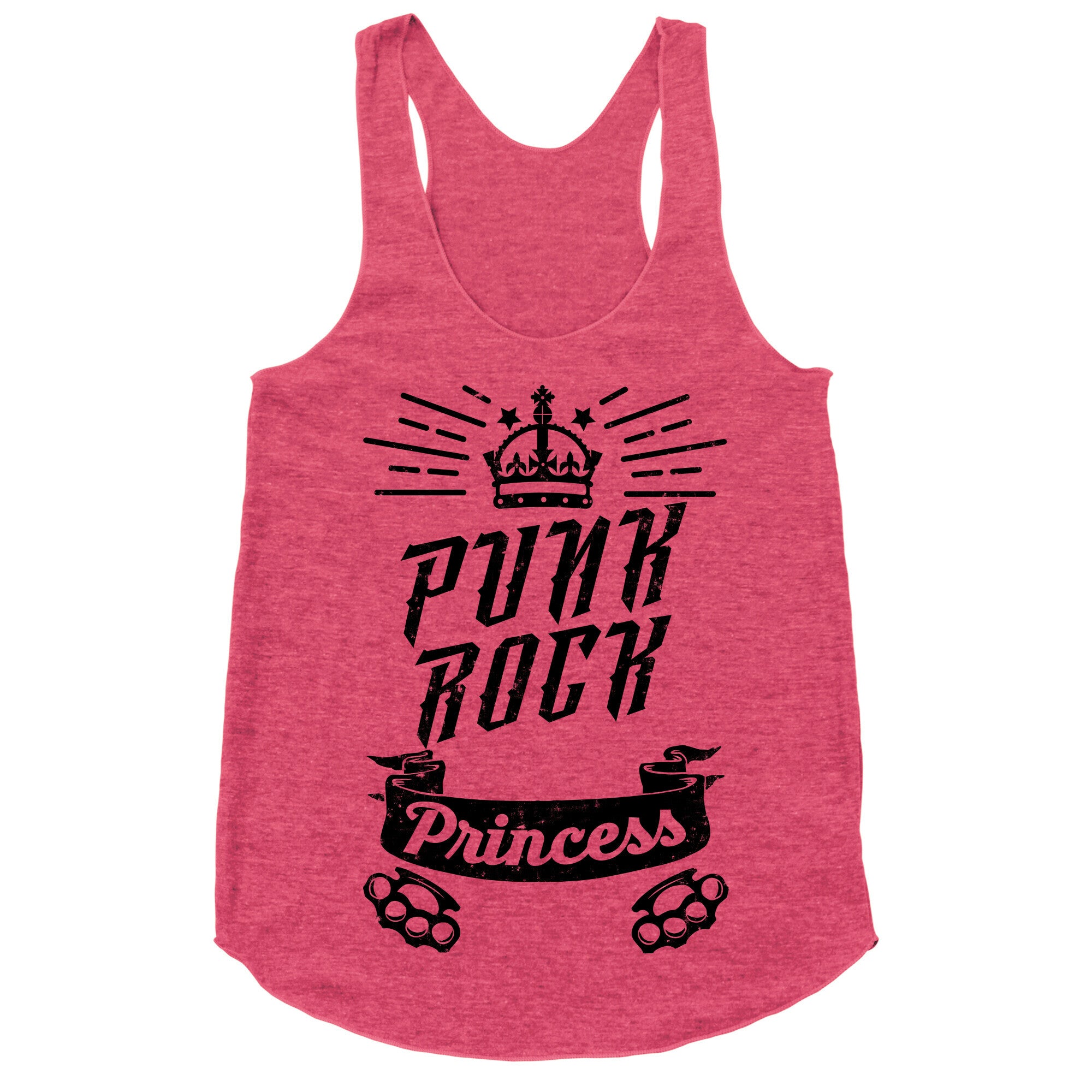 Punk Rock Princess Racerback Tank
